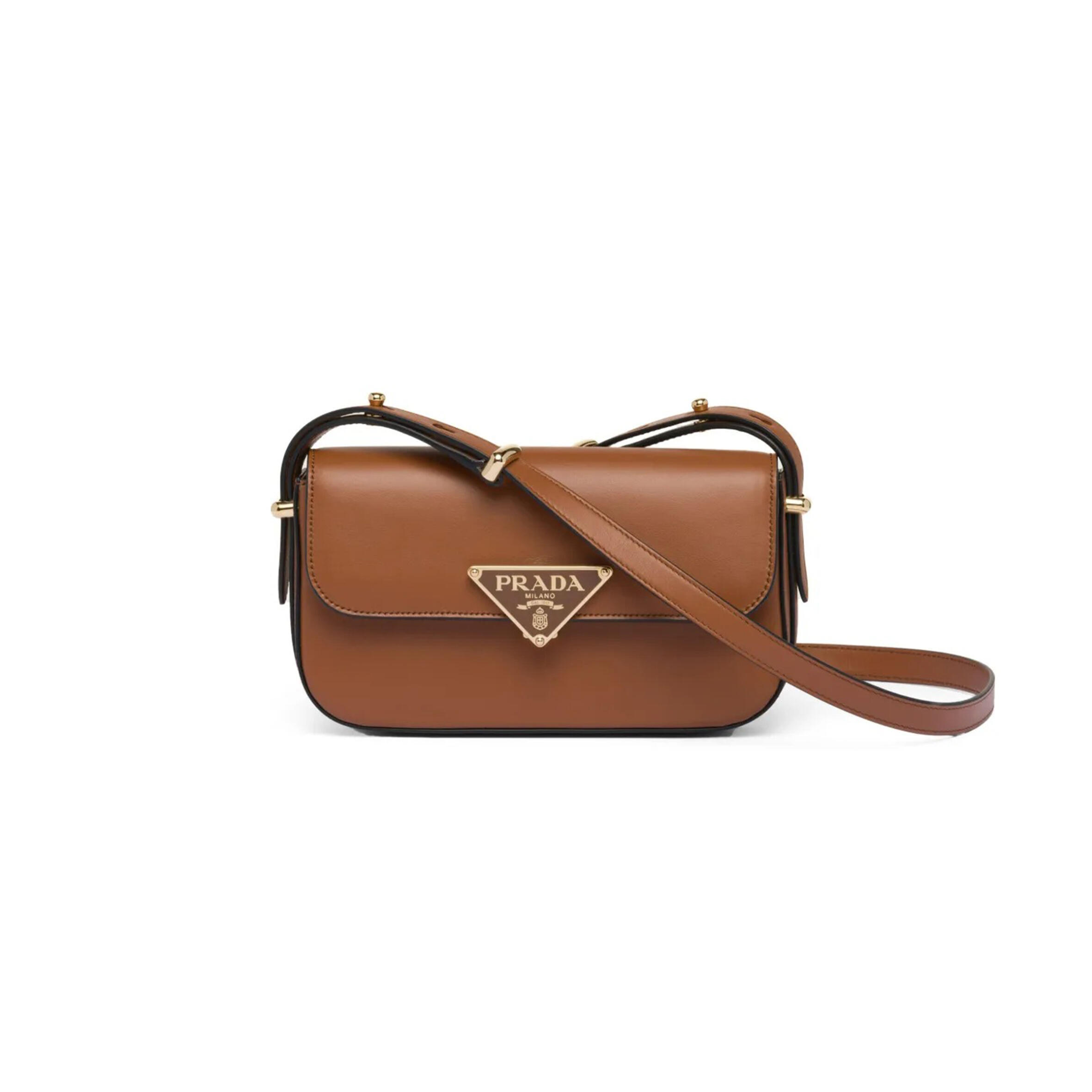 PRADA TRIANGLE LOGO SHOULDER BAG 1BD339 (20.5*10.5*4cm)
